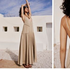 Eros Maxi Dress in Natural